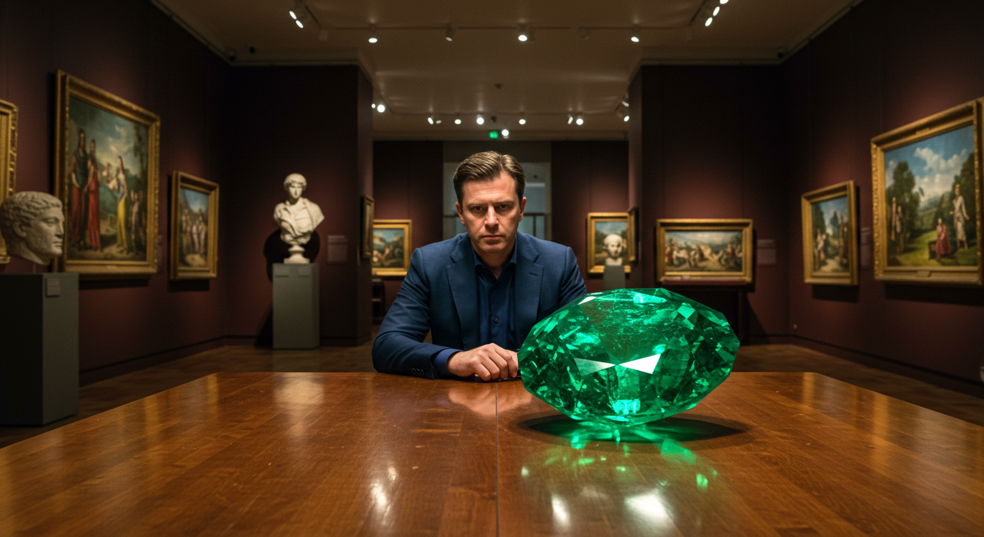 The Guardian, The Table, The Emerald: A Moment Held in Time