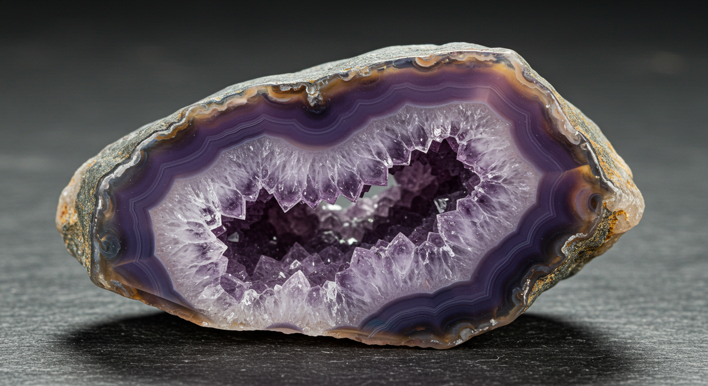Agate Purple Crystal